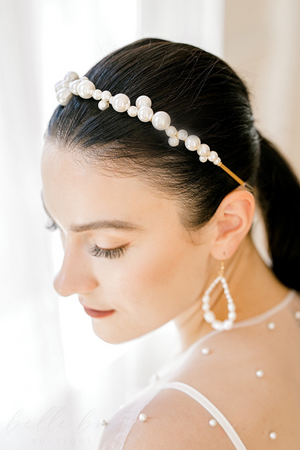 Genevieve Pearl Headband