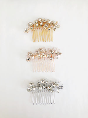 Petite Crystal Diamond Rhinestone Bridal Haircomb