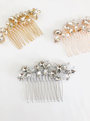 Petite Crystal Diamond Rhinestone Bridal Haircomb