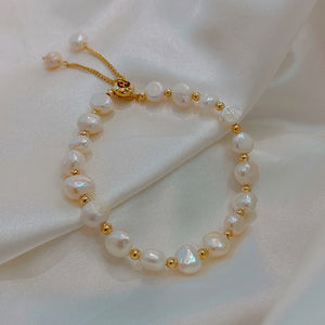 Yulia Freshwater Pearl Adjustable Bracelet