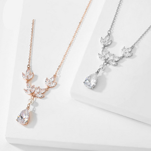 Senna Diamond + Pearl Necklace