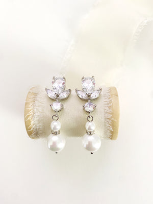 Georgia Pearl Drop Earrings