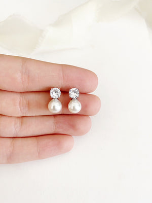 Myrna Pearl Stud Earrings